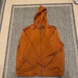 Zara Men's Performance Jacket in Rust Orange